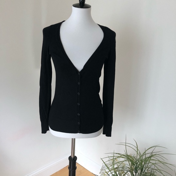 Bershka Knitwear Black Cardigan. 28 Medium - Picture 2 of 6
